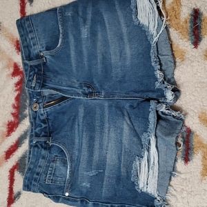 Blue Jean cut off shorts